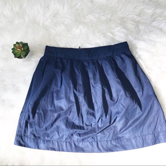 ASOS Stradivarius Navy Blue Mini Skirt-XS - Picture 1 of 8